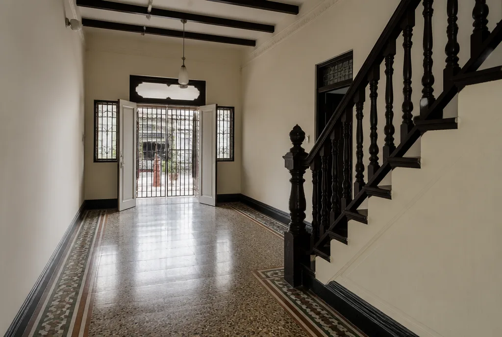 Living hall, 2-storey terrace house