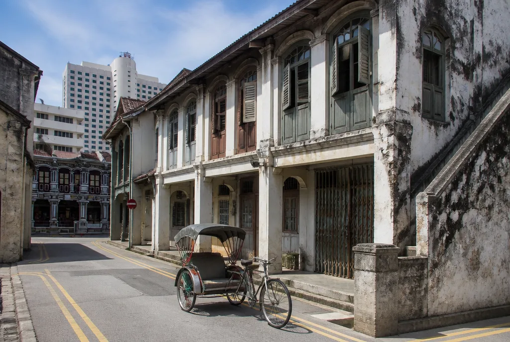 Street view, Heritage shophouse