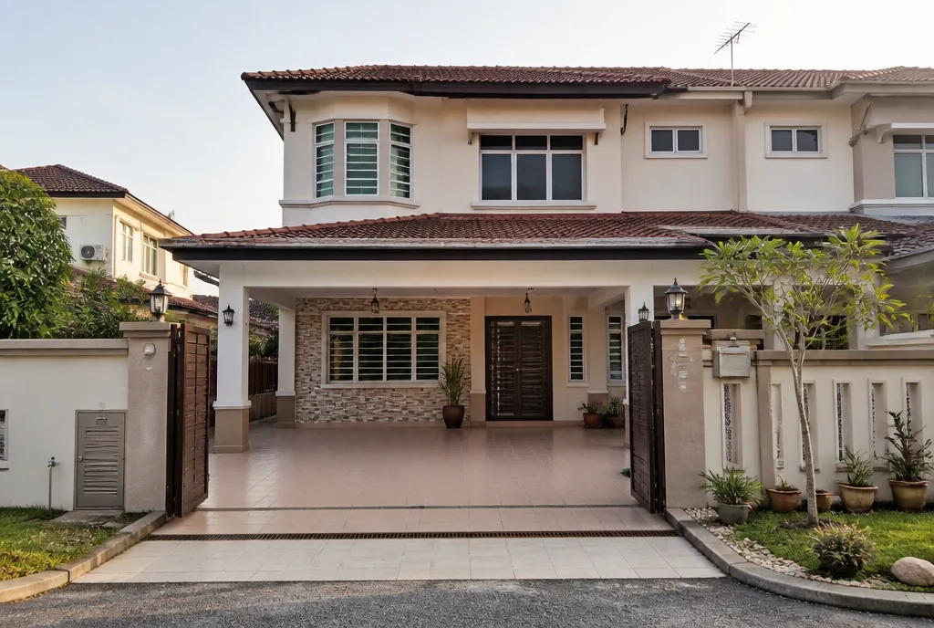 2-storey semi-detached in Off Jalan Sultan Azlan Shah, Sungai Nibong