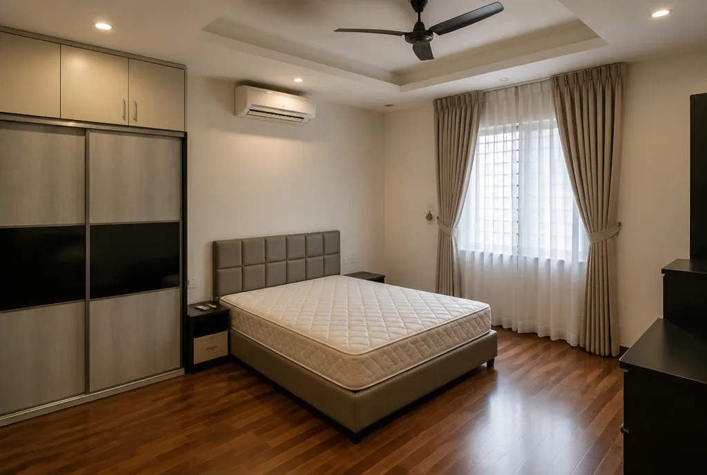 Master bedroom, Sri Nibong Villas