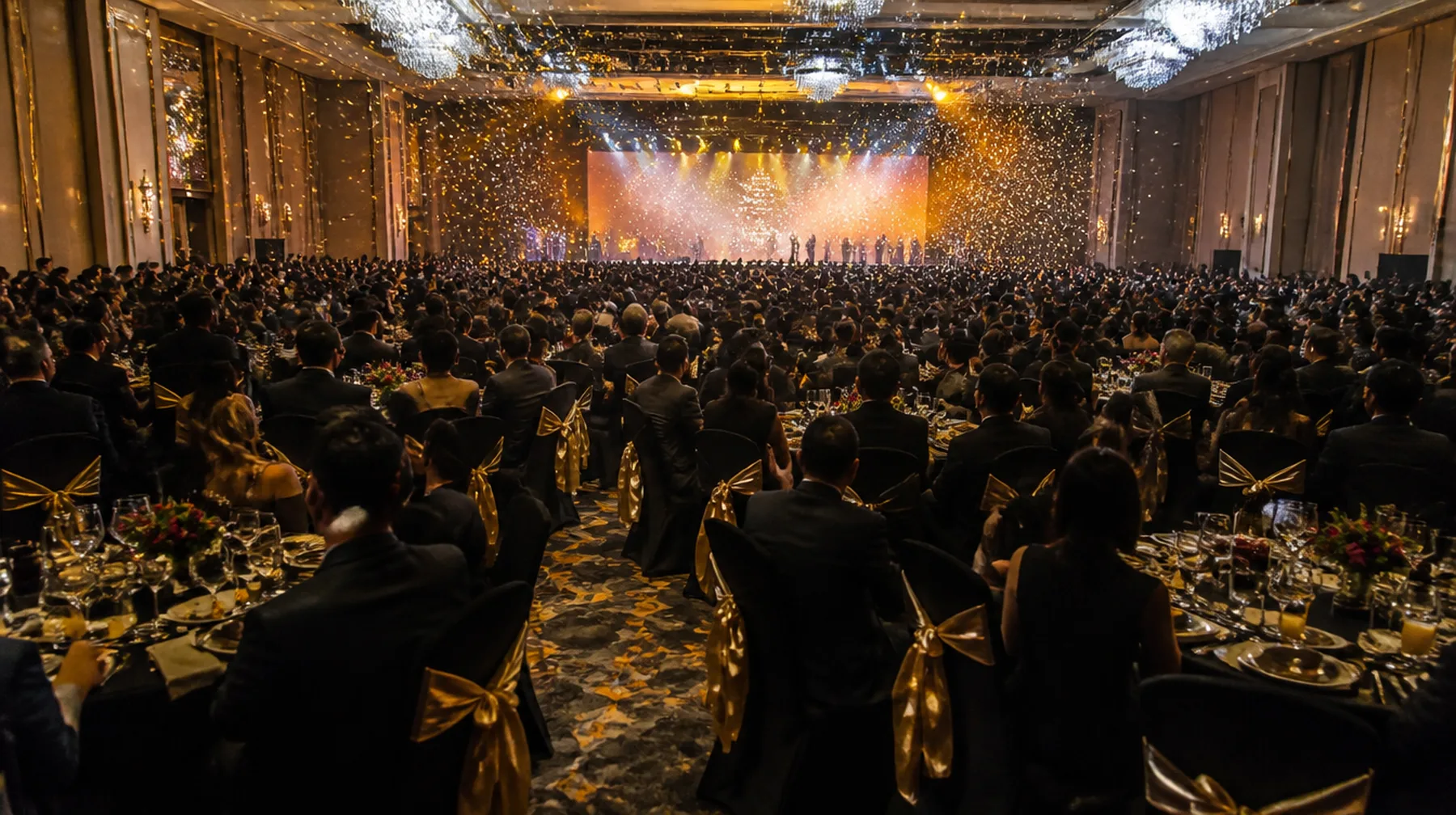 Sanjung Realty annual convention in a Kuala Lumpur ballroom