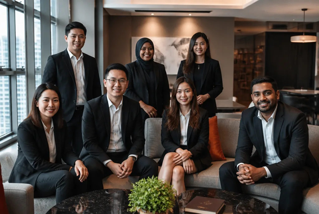 The Johor Bahru team at Vermilion Properties