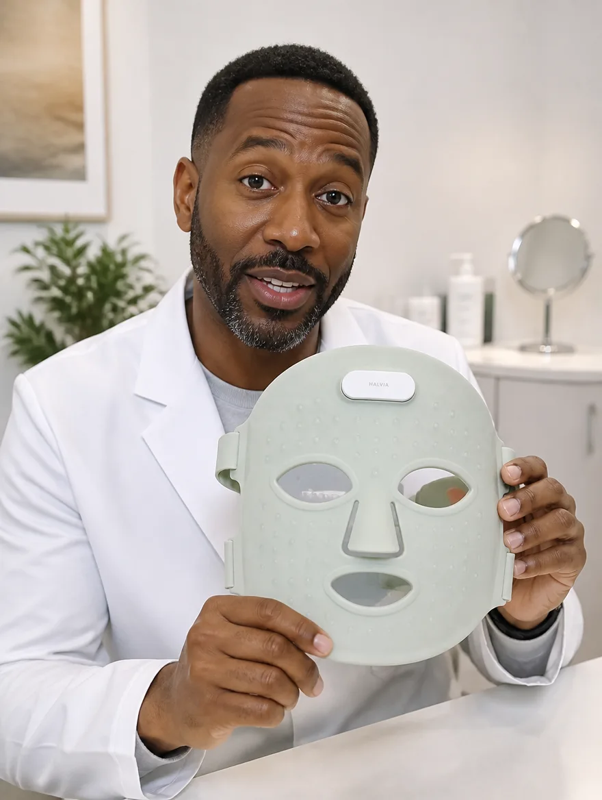 Dr. Marcus Hale with the Lumen Mask