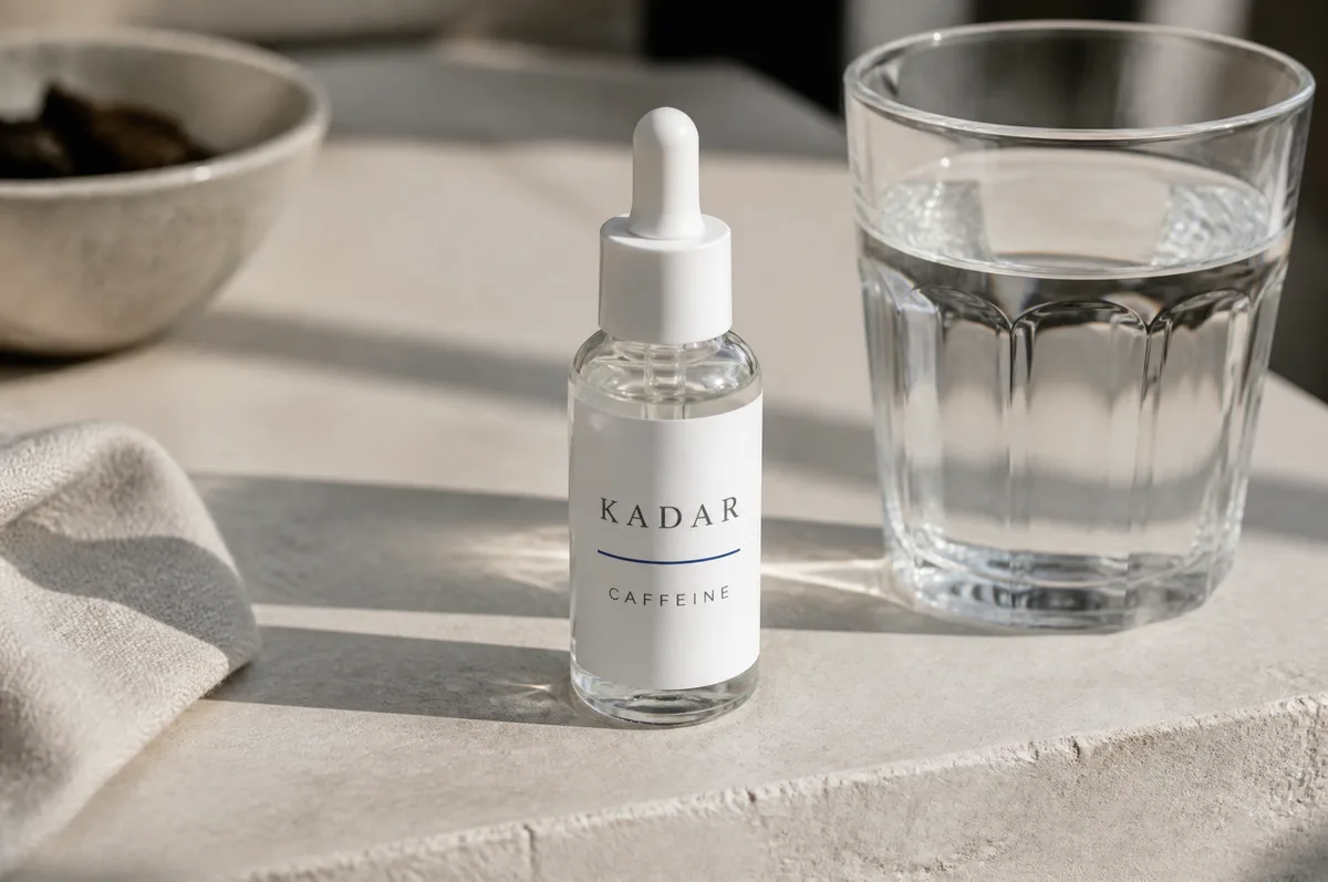 Caffeine 5% + EGCG Eye Serum in a daily routine