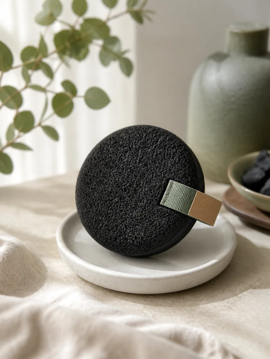 Bamboo Charcoal Cleansing Puff