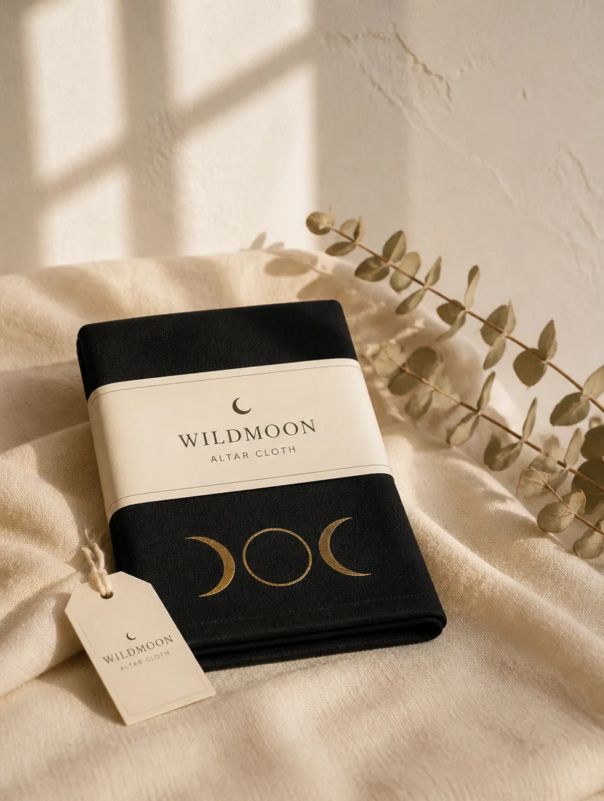 Triple Moon Altar Cloth