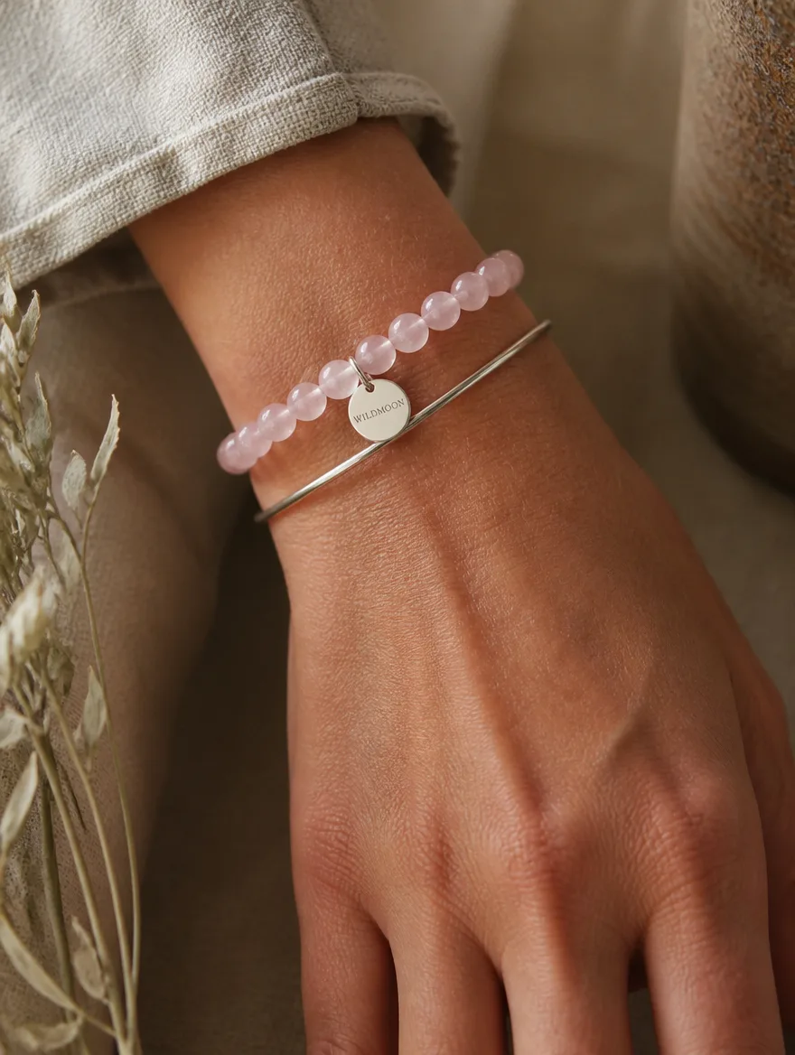 Rose Quartz 6mm Bracelet, image 2