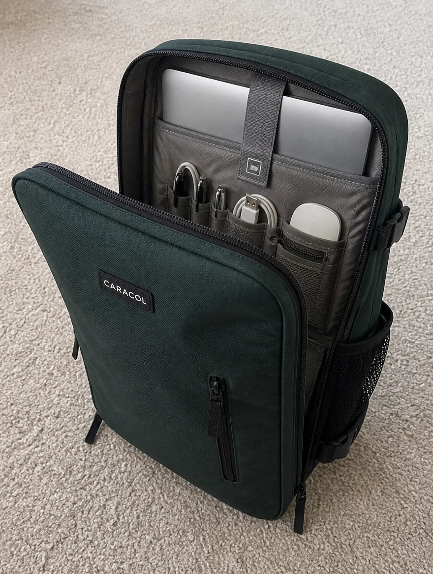Customer photo: Great bag, tight on regional jets