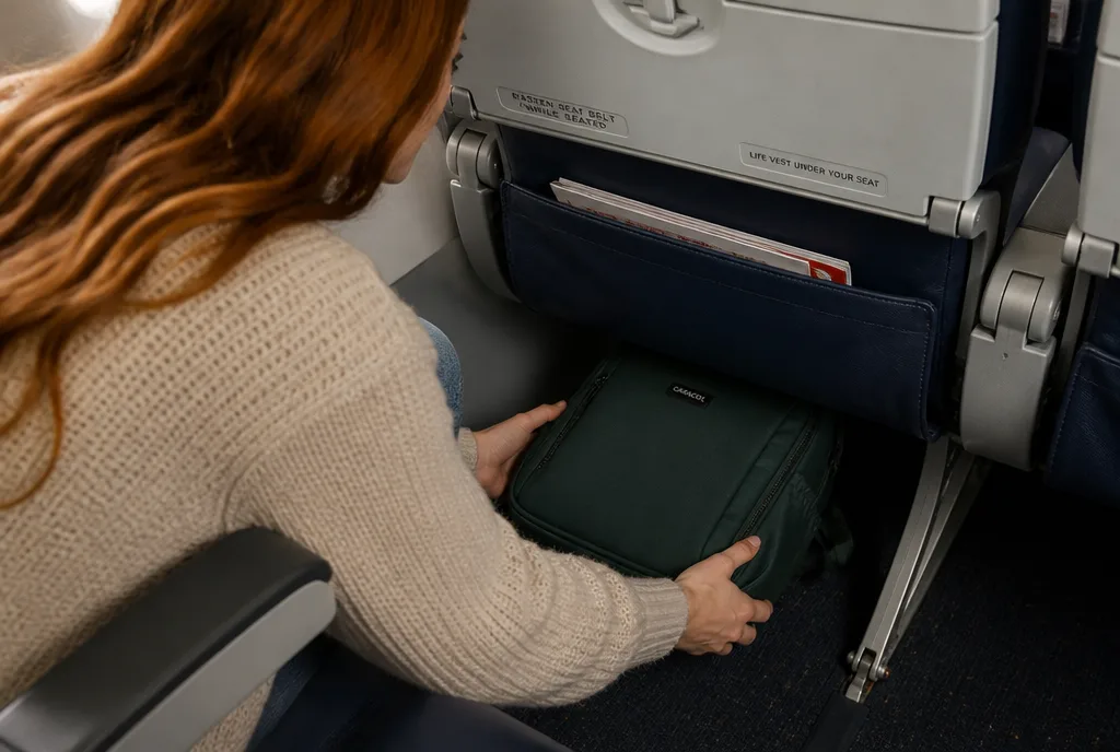Underseat 20L detail view