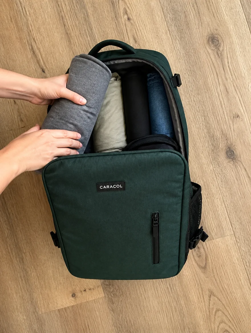 Packing for 5 days, customer photo