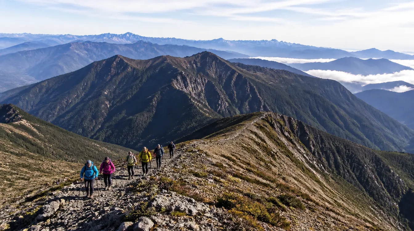 The people in the office lead you on the mountain.