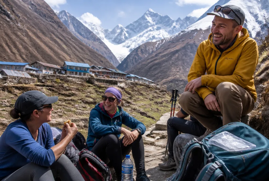 Annapurna Base Camp Trek trail break