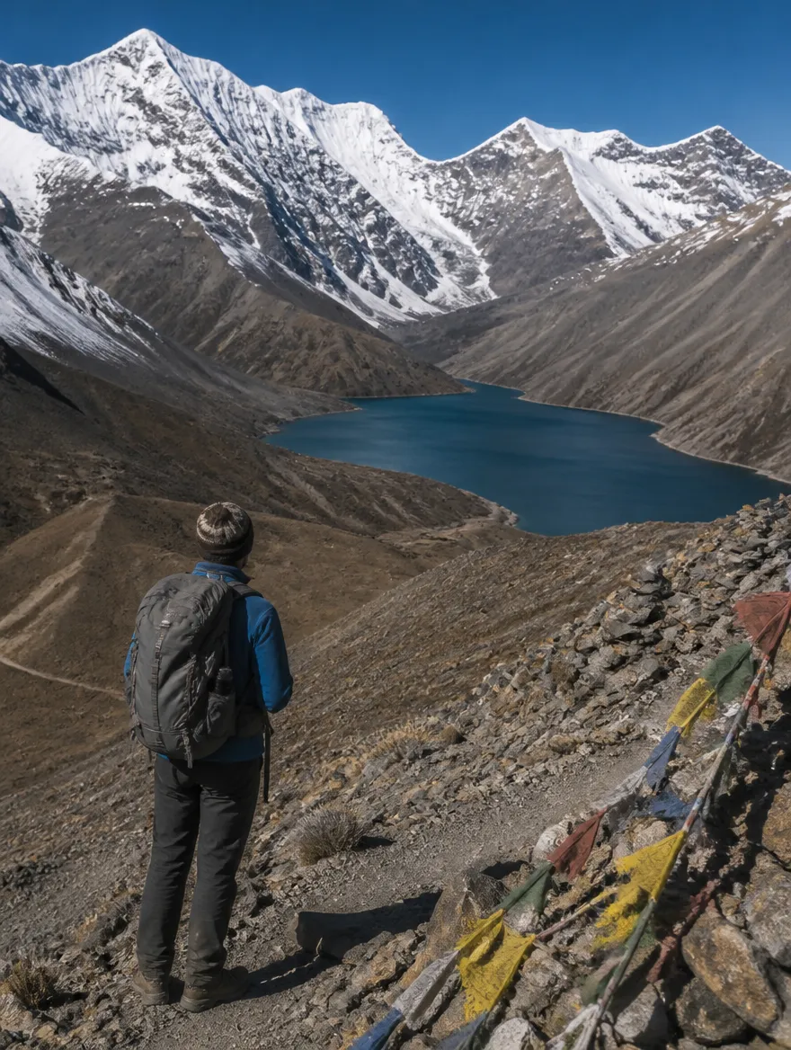 Annapurna Circuit + Tilicho Lake Trek on the trail