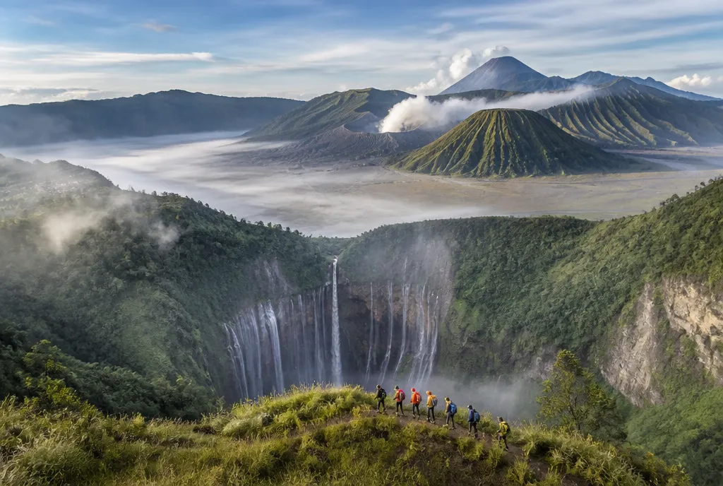 Bromo, Ijen + Twin Waterfalls