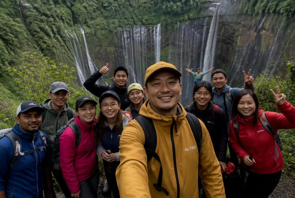 Day 2: Tumpak Sewu 瀑布