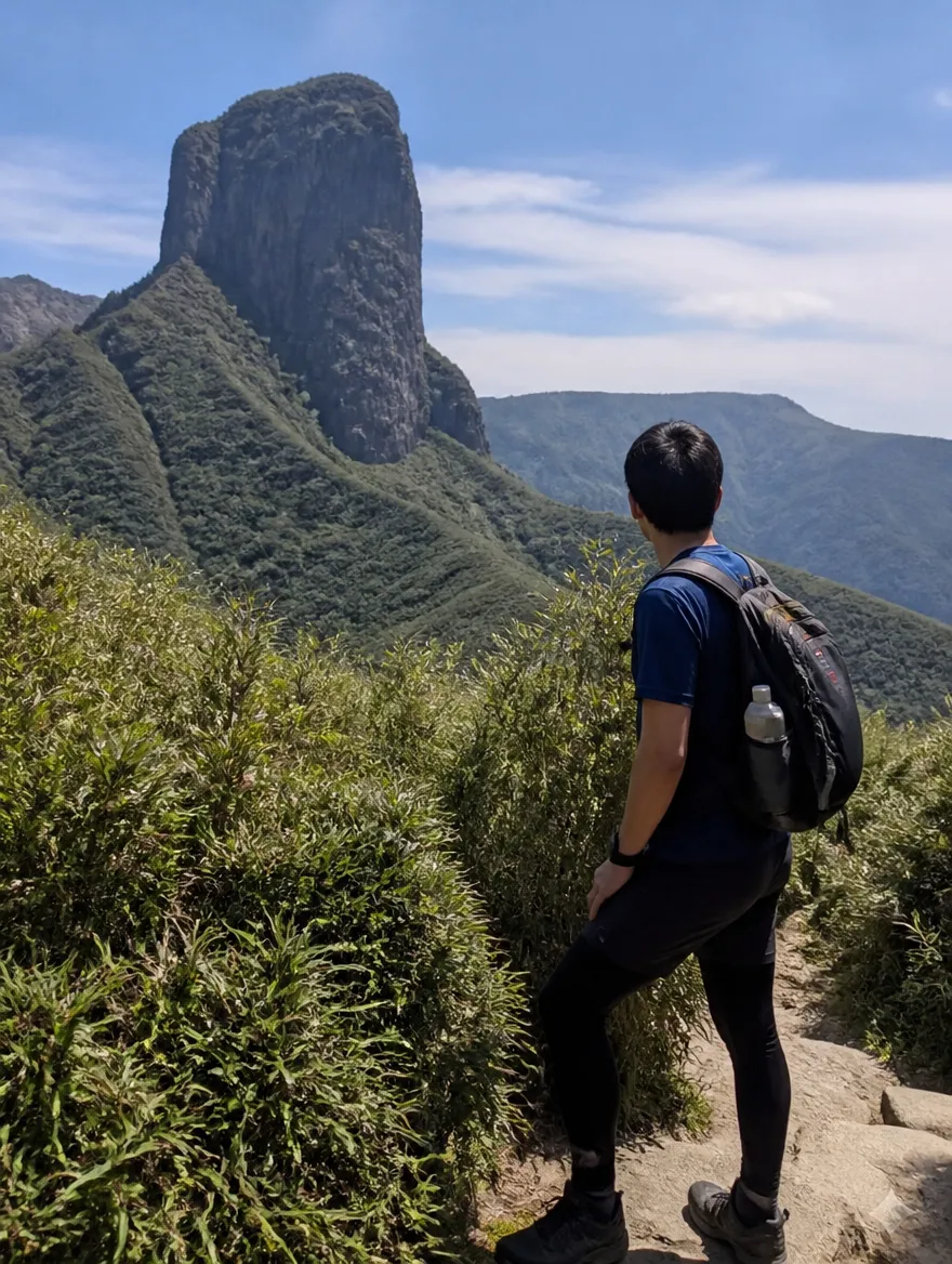 Dabajian Peaks, Taiwan on the trail