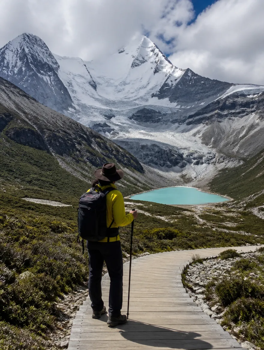Daocheng Yading, Sichuan on the trail