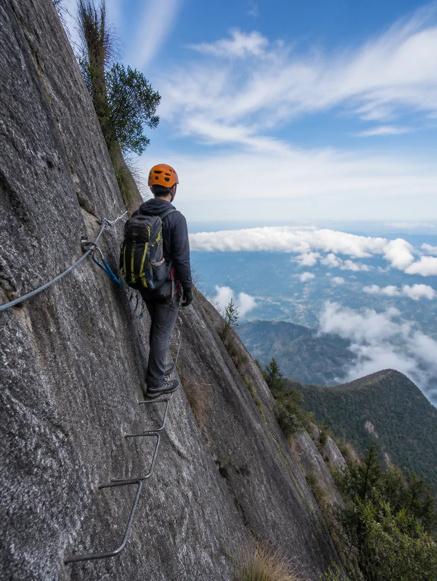 Mount Kinabalu Summit + Via Ferrata on the trail