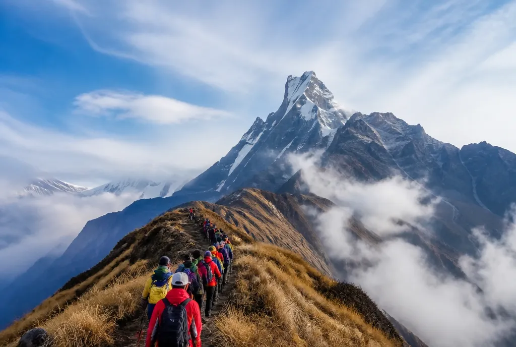 Machapuchare head-on
