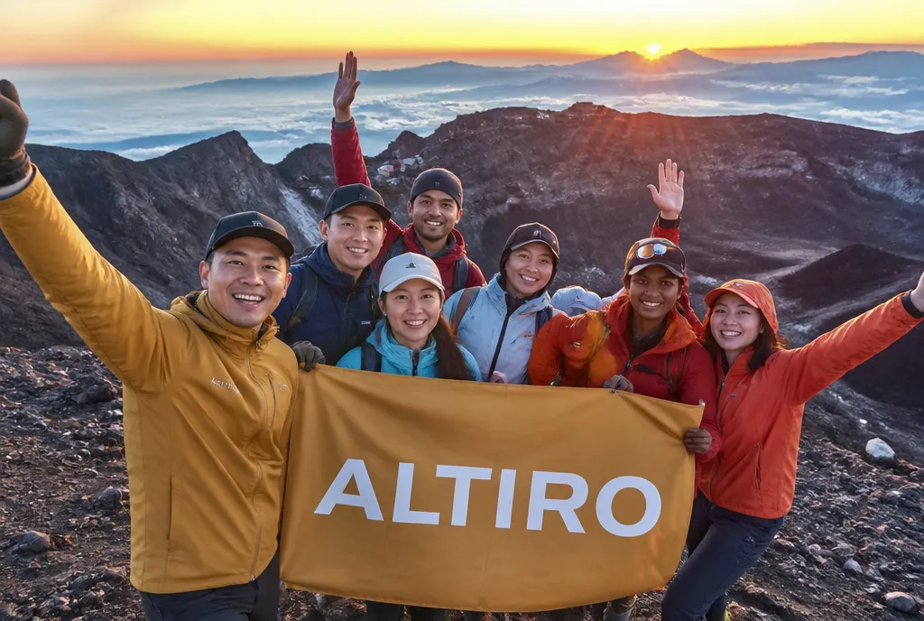 On Mount Fuji, Japan's Highest Peak with Altiro