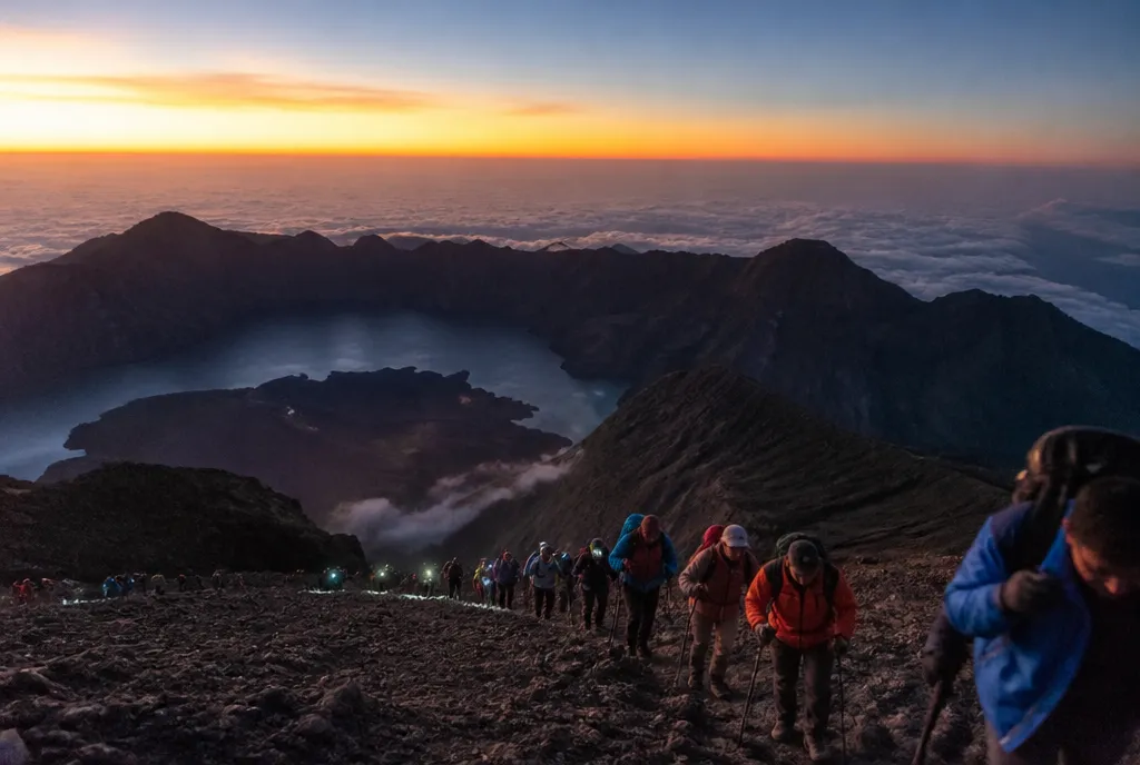 Main summit sunrise