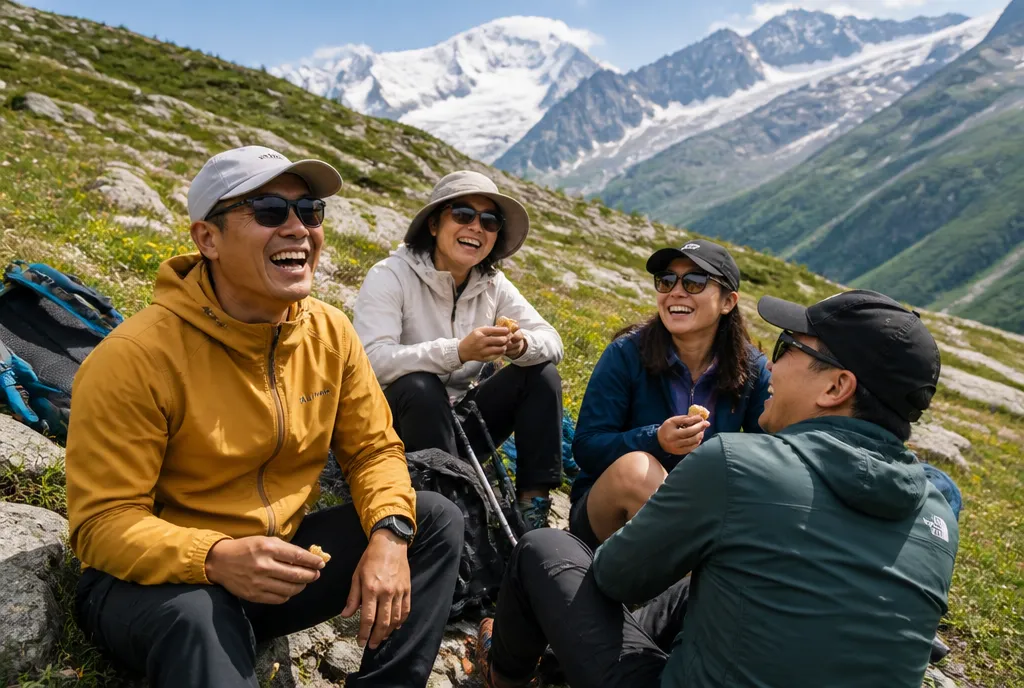 Tour du Mont Blanc trail break