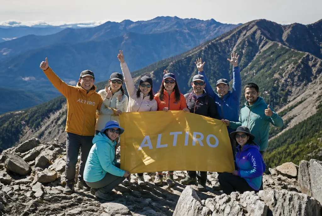 On Yushan Main Peak, Taiwan's Highest with Altiro