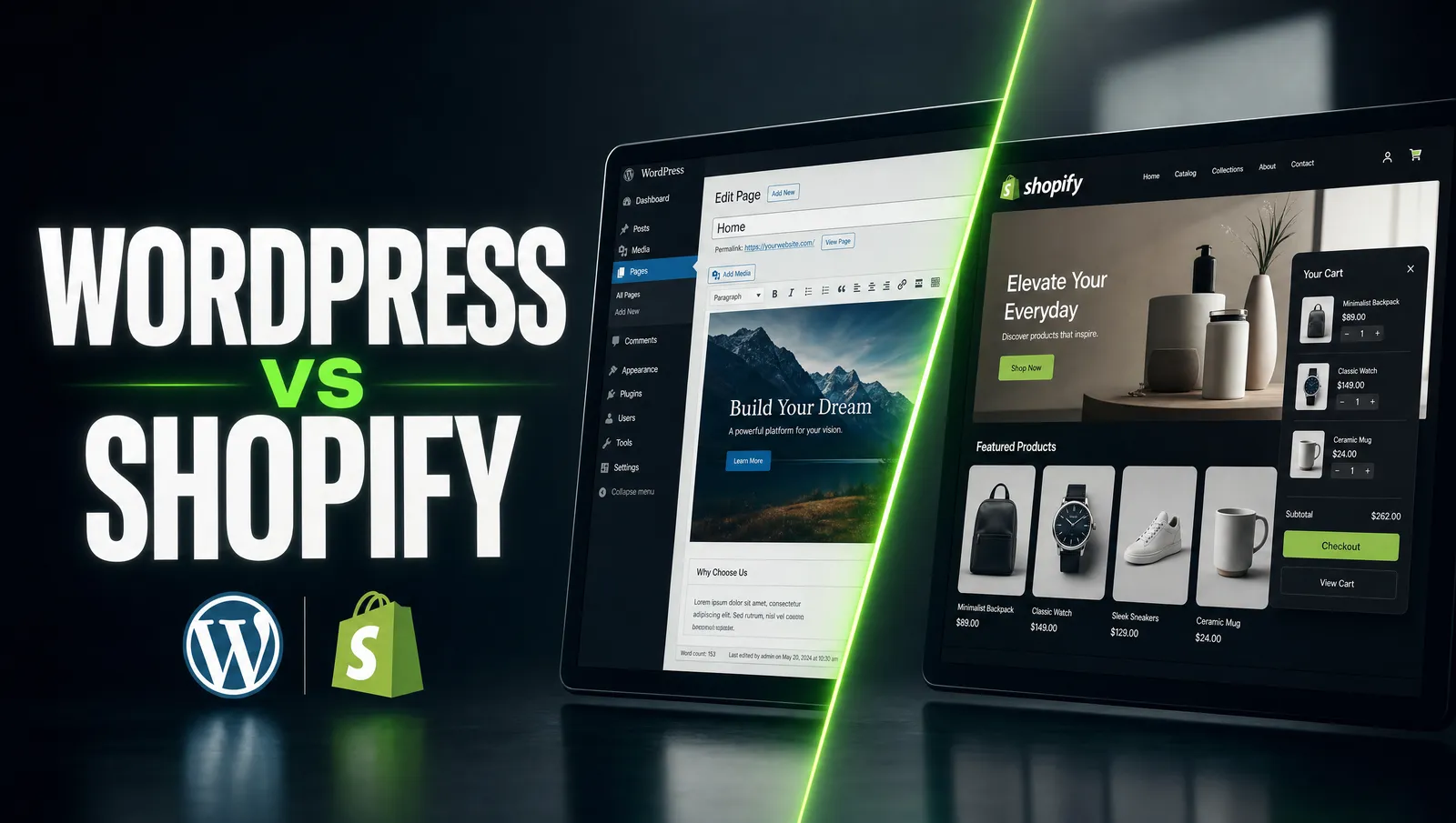 WordPress vs Shopify: Which Is Right for Your Business?