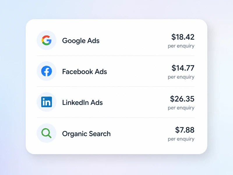 Cost Per Lead Calculator result panel