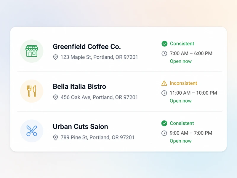 Local SEO Checker result panel