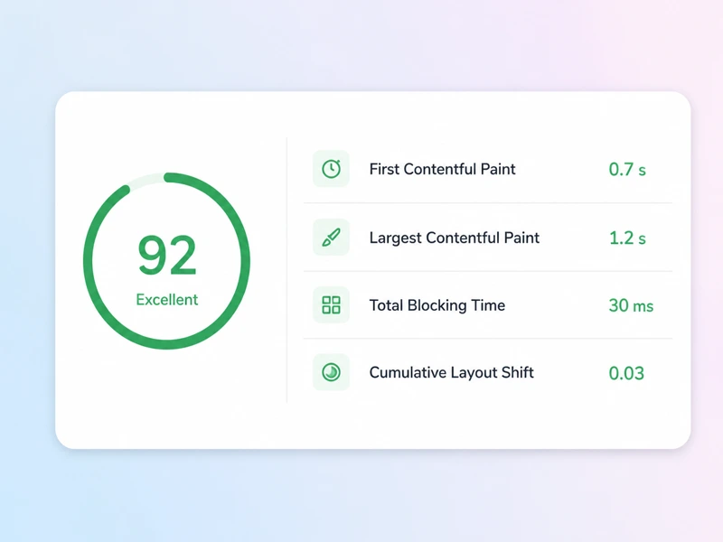 Website Speed Checker result panel