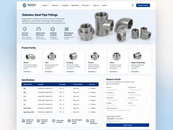 An advertisement shown beside the product family landing page it opens