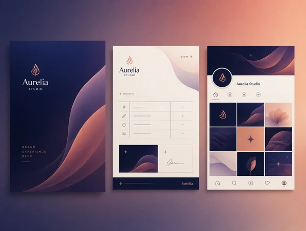 A deck cover, a quote and a social profile built from one identity
