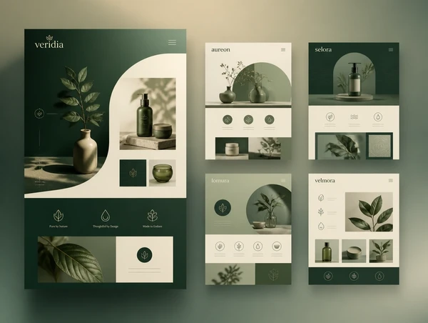 One identity set apart from four competing brands using the same palette