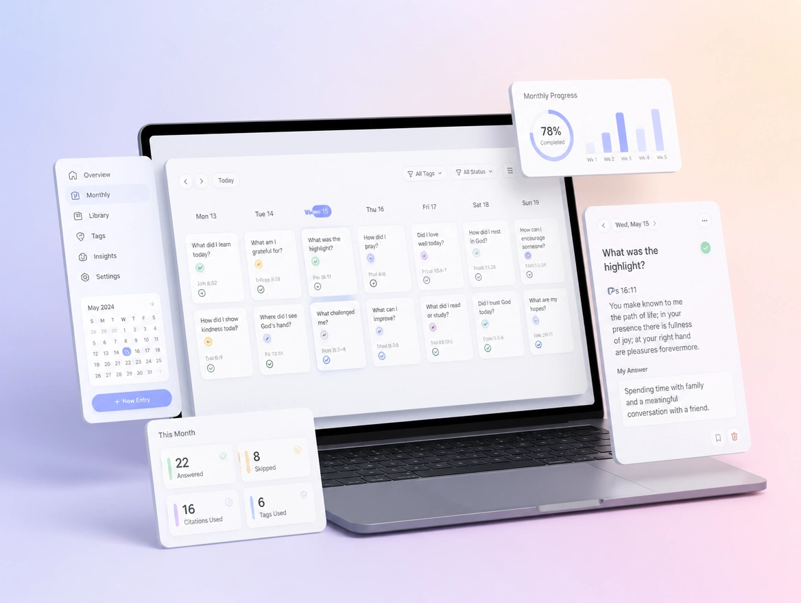 Website mockup showing visibility tracking