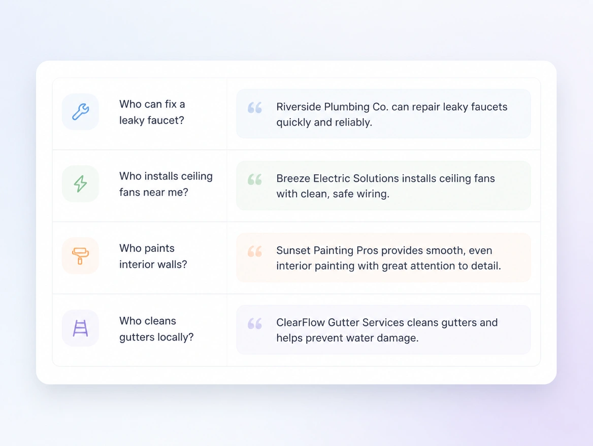 Website mockup showing ai visibility audit