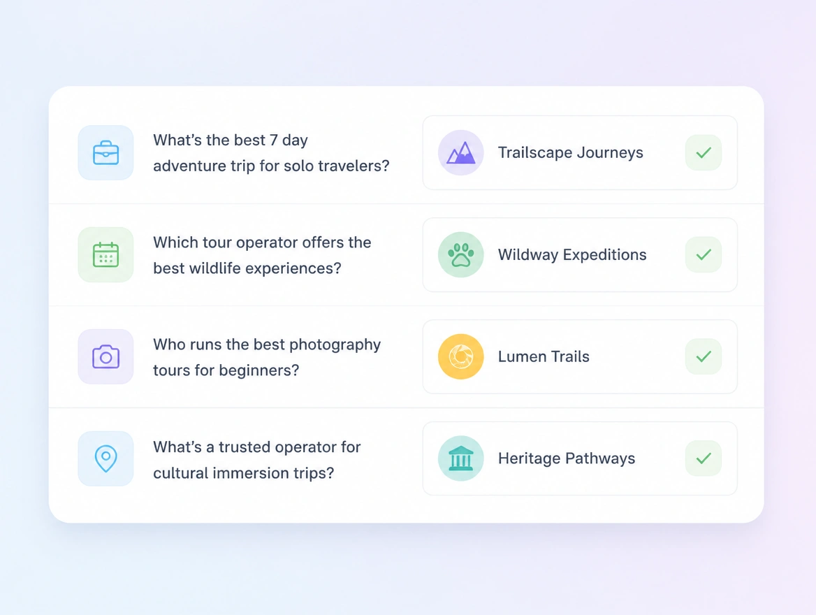Website mockup showing ai visibility audit