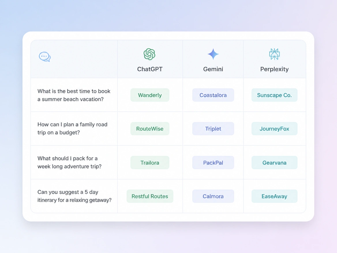 Website mockup showing visibility tracking