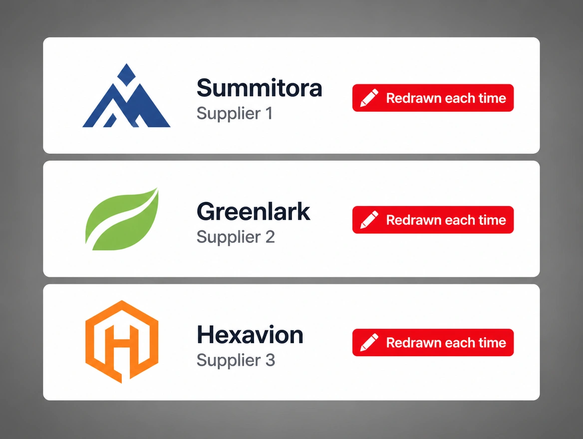 A print job waiting on logo files that do not exist, ringed in red