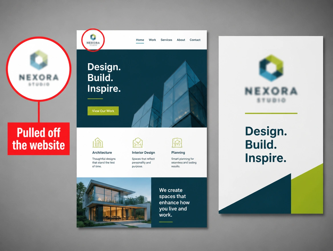 A print job waiting on logo files that do not exist, ringed in red