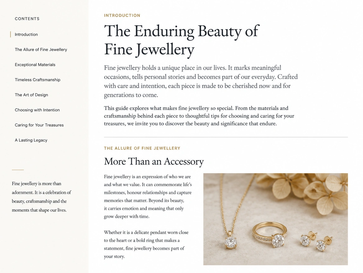 A published article page formatted with headings, images and links