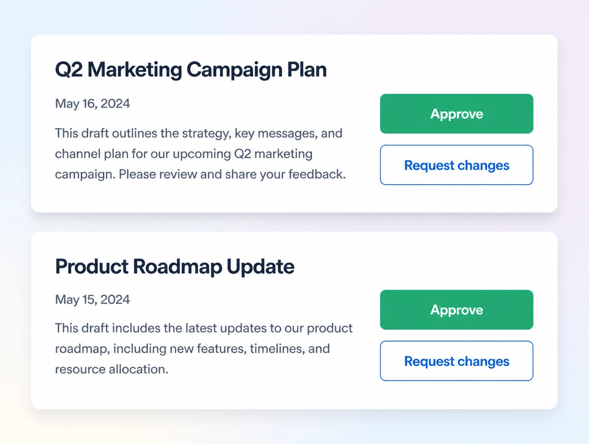 Website mockup showing your yes before publishing