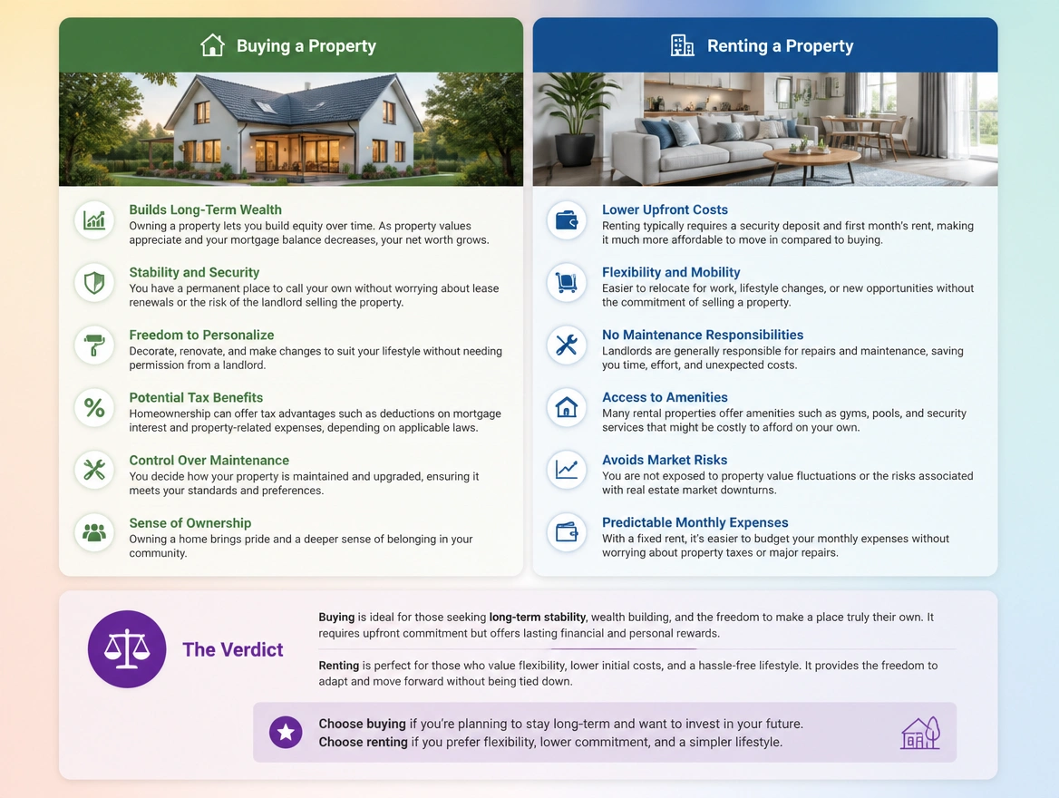 Website mockup showing straight comparisons