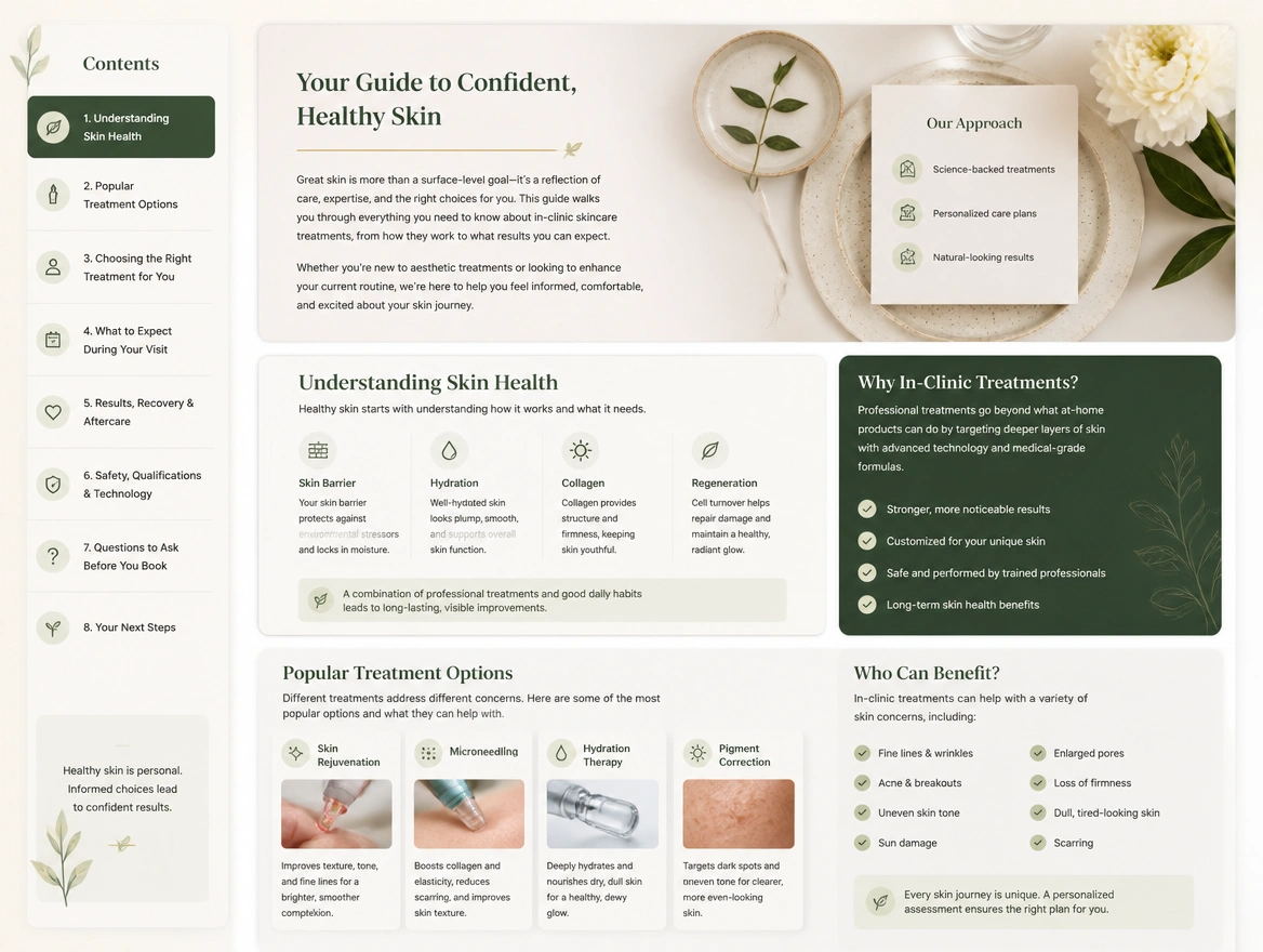 Website mockup showing buyer guides