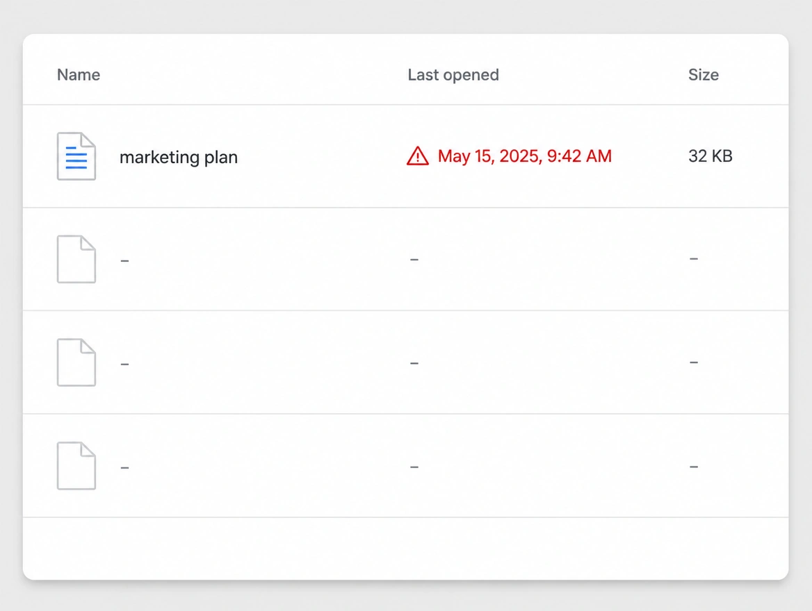 A marketing strategy document sitting unopened in a folder