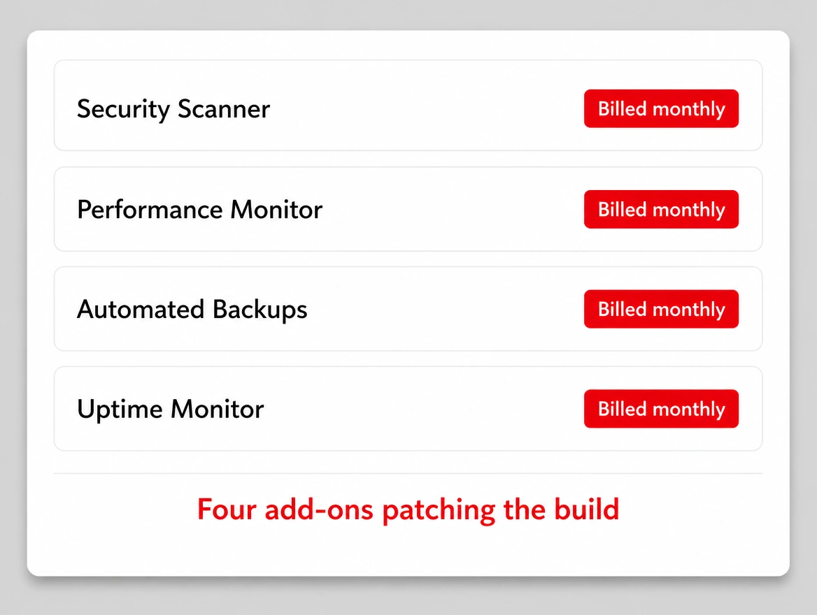 A list of paid store apps installed to patch problems