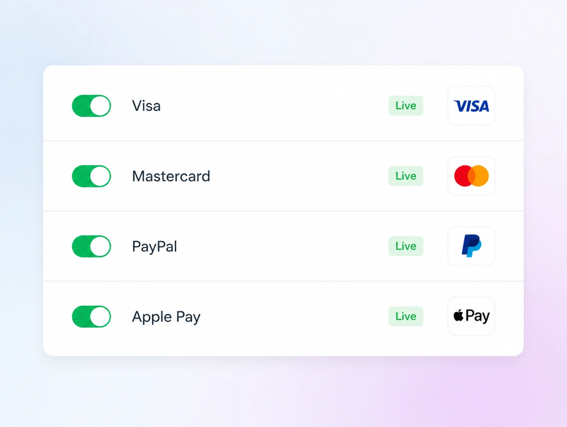 Website mockup showing checkout optimisation