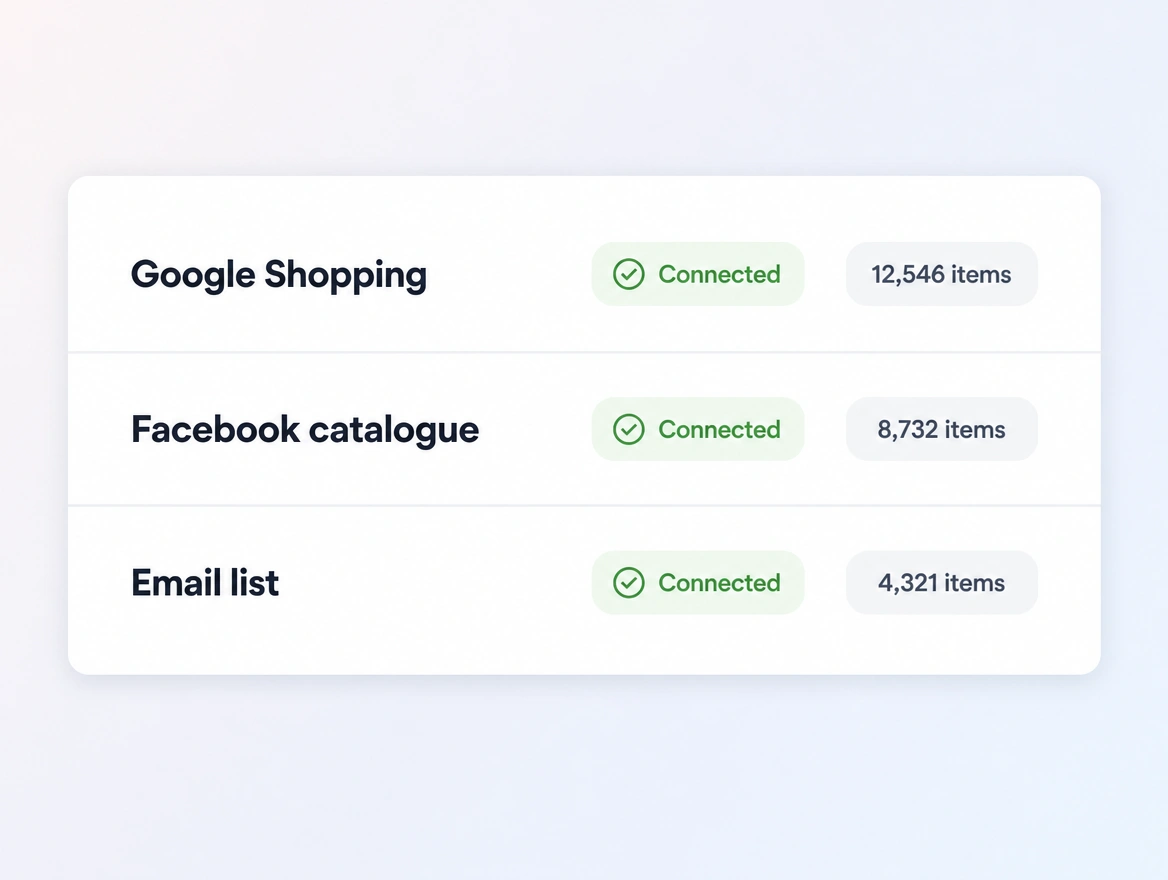Website mockup showing marketing