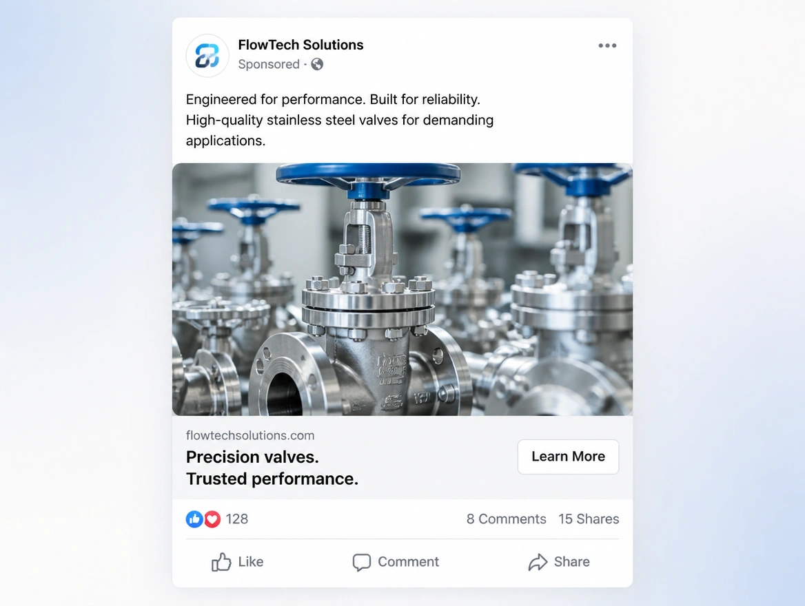 Website mockup showing cold feed campaigns