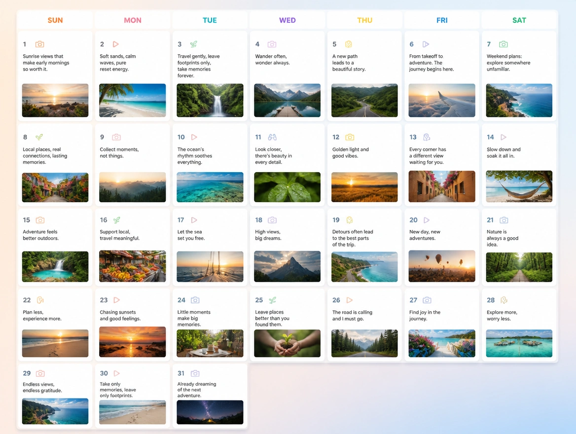 Website mockup showing posts and content